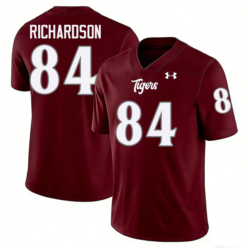 Texas Southern Tigers #84 Roriyon Richardson College Football Jersey,Uniforms Stitched-Maroon